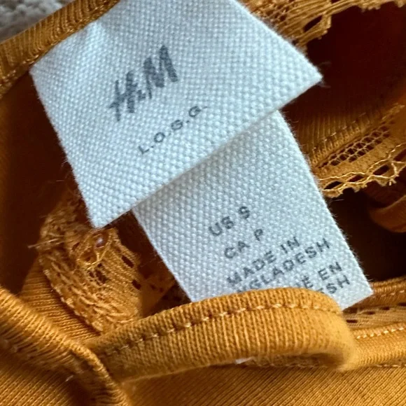 H&M Jersey Lace-detail Camisole - Picture 6 of 6